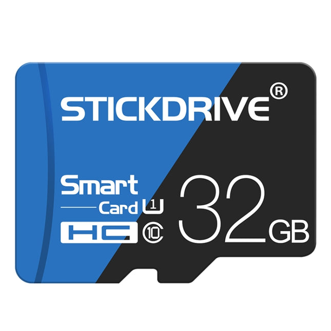 STICKDRIVE 32GB High Speed U1 Blue and Black TF(Micro SD) Memory Card-garmade.com