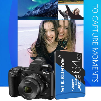 STICKDRIVE 32GB High Speed U1 Blue and Black TF(Micro SD) Memory Card-garmade.com