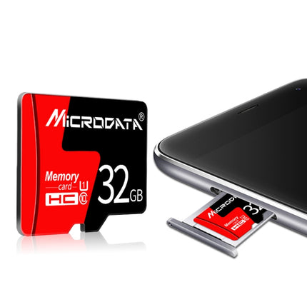 MICRODATA 64GB U3 Red and Black TF(Micro SD) Memory Card-garmade.com