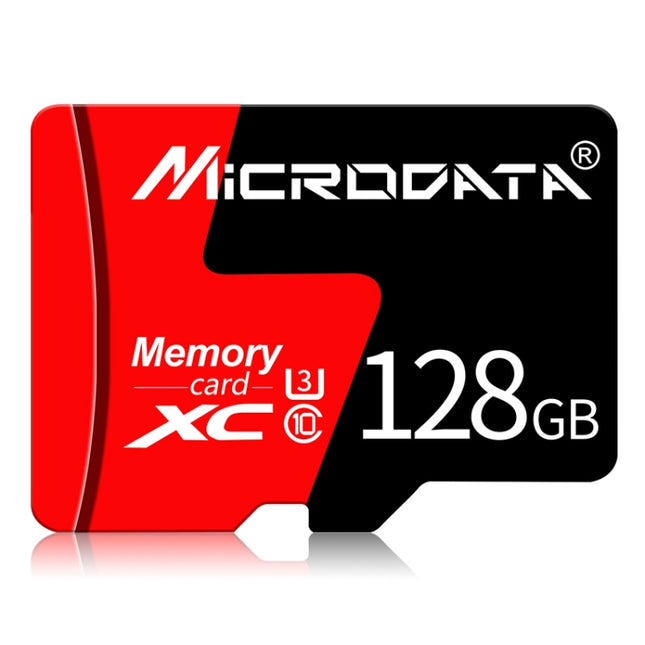 MICRODATA 128GB U3 Red and Black TF(Micro SD) Memory Card-garmade.com