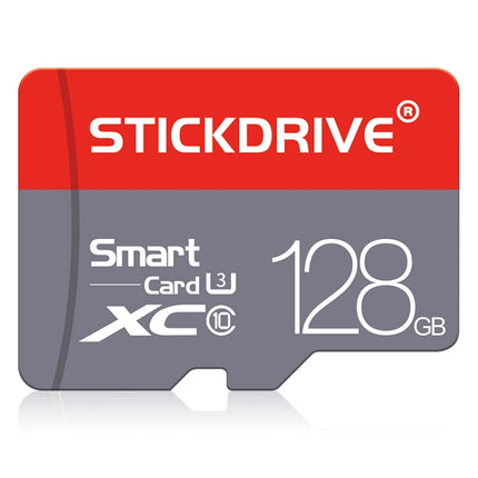 STICKDRIVE 128GB U3 Red and Grey TF(Micro SD) Memory Card-garmade.com