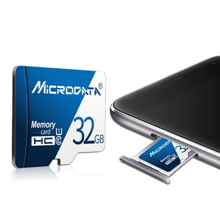 MICRODATA 16GB U1 Blue and White TF(Micro SD) Memory Card-garmade.com