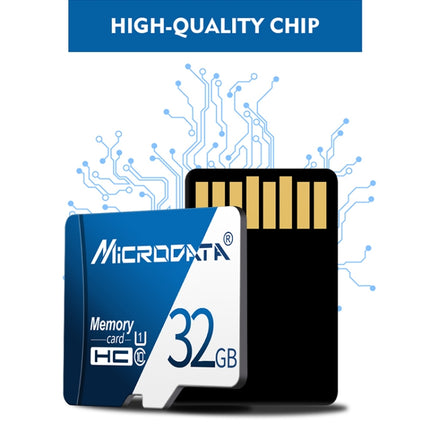MICRODATA 16GB U1 Blue and White TF(Micro SD) Memory Card-garmade.com