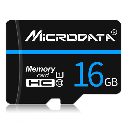 MICRODATA 16GB U1 Blue Line and Black TF(Micro SD) Memory Card-garmade.com