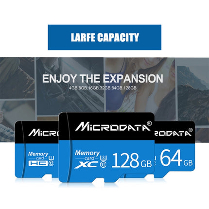 MICRODATA 16GB U1 Blue and Black TF(Micro SD) Memory Card-garmade.com