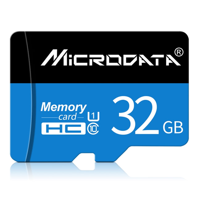 MICRODATA 32GB U1 Blue and Black TF(Micro SD) Memory Card-garmade.com