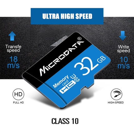 MICRODATA 128GB U3 Blue and Black TF(Micro SD) Memory Card-garmade.com