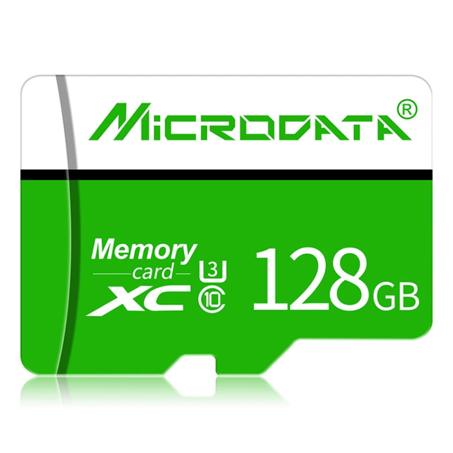 MICRODATA 128GB U3 Green and White TF(Micro SD) Memory Card-garmade.com