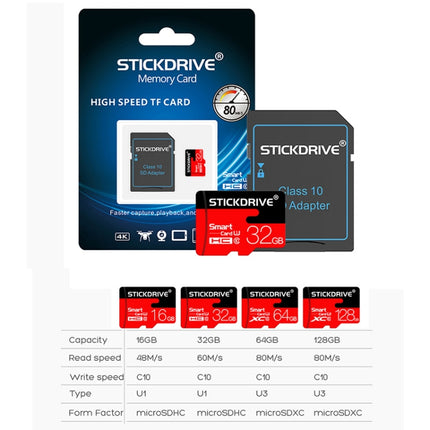 Stickdrive 64GB High Speed Class 10 Micro SD(TF) Memory Card-garmade.com
