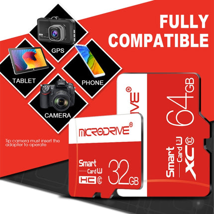 Microdrive 32GB High Speed Class 10 Micro SD(TF) Memory Card-garmade.com