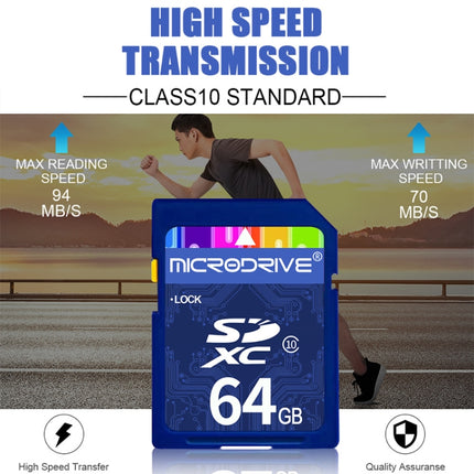 Microdrive 64GB High Speed Class 10 SD Memory Card for All Digital Devices with SD Card Slot-garmade.com