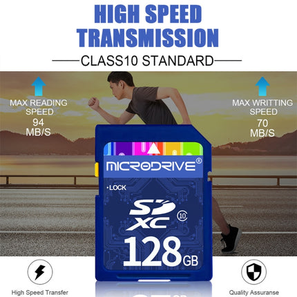 Microdrive 128GB High Speed Class 10 SD Memory Card for All Digital Devices with SD Card Slot-garmade.com