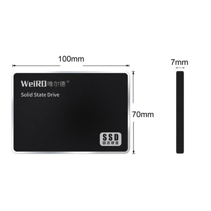 WEIRD S500 120GB 2.5 inch SATA3.0 Solid State Drive for Laptop, Desktop-garmade.com