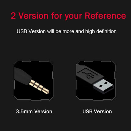 BK Desktop Gooseneck Adjustable USB Wired Audio Microphone, Built-in Sound Card, Compatible with PC / Mac for Live Broadcast, Show, KTV, etc.(Black)-garmade.com