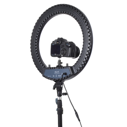 18 inch 55W Two-speed Dimmable Anchor Photography Self-timer LED Ring Fill-in Light with Tripod-garmade.com