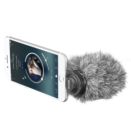 BOYA BY-DM200 8 Pin Interface Plug Condenser Live Show Video Vlogging Recording Microphone for iPhone (Black)-garmade.com