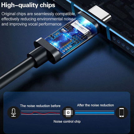 YICHUANG YC-LM10 USB-C / Type-C Intelligent Noise Reduction Condenser Lavalier Microphone, Cable Length: 1.5m-garmade.com