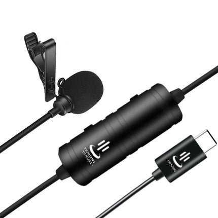 YICHUANG YC-VM30 USB-C / Type-C Dual Modes Lavalier Recording Microphone, Cable Length: 6m-garmade.com