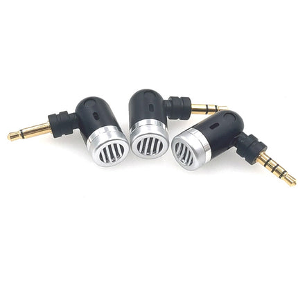 MK-5 4 Level Pin 3.5mm Gold Plated Plug Live Mobile Phone Tablet Laptop Mini Bend Microphone-garmade.com