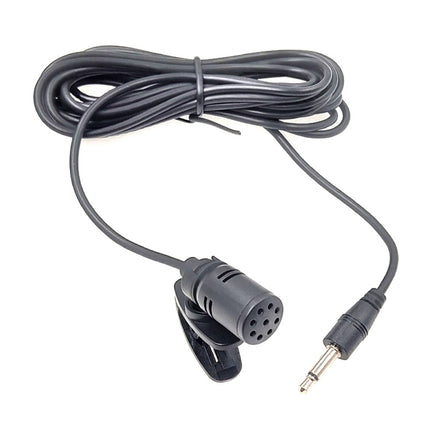 ZJ002MR Mono 2.5mm Straight Plug Car Sun Visor Wireless Interpreter Tour Guide Megaphone Lavalier Wired Microphone, Length: 3m-garmade.com