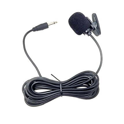 ZJ002MR Mono 3.5mm Straight Plug Car Sun Visor Wireless Interpreter Tour Guide Megaphone Lavalier Wired Microphone, Length: 3m-garmade.com
