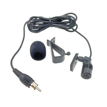 ZJ015MR RCA Lotus Plug Car Navigation DVD External Paste Microphone, Length: 3m-garmade.com