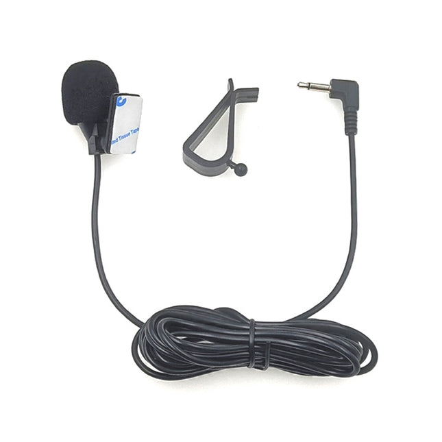ZJ015MR Mono 2.5mm Angle Head Plug Car Navigation DVD External Paste Microphone, Length: 3m-garmade.com