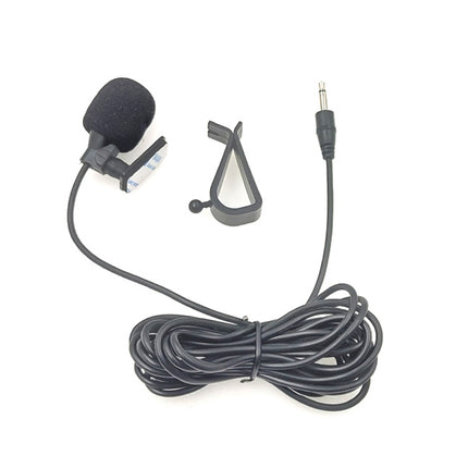 ZJ015MR Mono 2.5mm Straight Plug Car Navigation DVD External Paste Microphone, Length: 3m-garmade.com