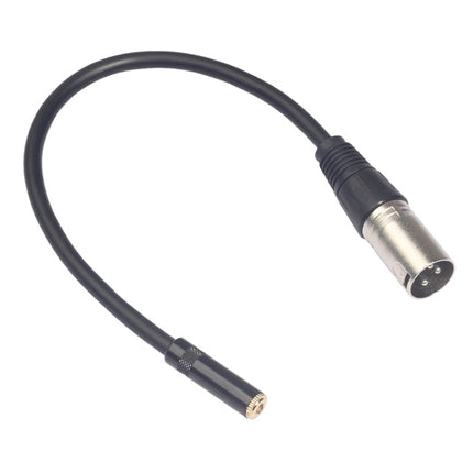 TC227K17-03 3.5mm Female to XLR Male Audio Cable, Length: 0.3m-garmade.com