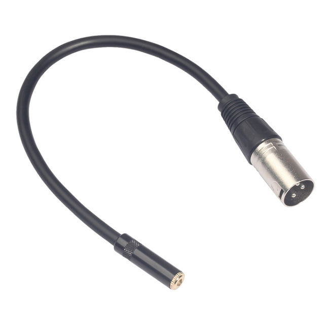 TC227K17-03 3.5mm Female to XLR Male Audio Cable, Length: 0.3m-garmade.com