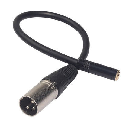 TC227K17-03 3.5mm Female to XLR Male Audio Cable, Length: 0.3m-garmade.com