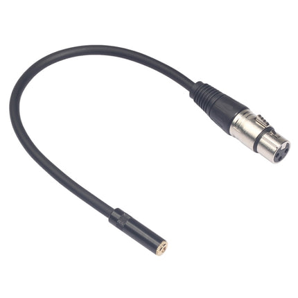 TC227K18-03 3.5mm Female to XLR Female Audio Cable, Length: 0.3m-garmade.com