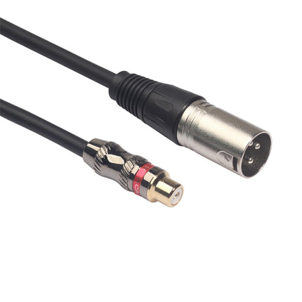 TR026K17-03 RCA Female to XLR Male Audio Cable, Length: 0.3m-garmade.com