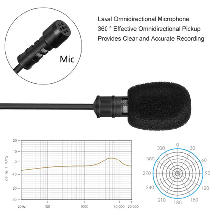 Yanmai R955S Professional Clip-on Lapel Mic Lavalier Omni-directional Condenser Microphone, For Live Broadcast, Show, KTV, etc-garmade.com