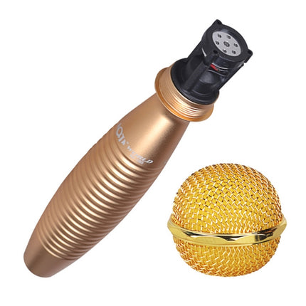 AQ-230 Zinc Alloy K Song Live Recording Noise Reduction Capacitor Microphone, with Shock Mount-garmade.com