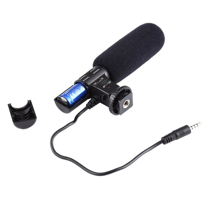 MIC-02 30-18000Hz Rate Sound Clear Stereo Microphone for Smartphone, Cable Length: 28cm-garmade.com