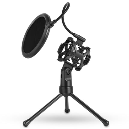 Yanmai PS-2 Recording Microphone Studio Wind Screen Pop Filter Mic Mask Shield, For Studio Recording, Live Broadcast, Live Show, KTV, Online Chat, etc(Black)-garmade.com
