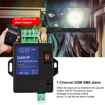 GA01P Mini Smart Power-off GSM SMS Phone Alarm Module-garmade.com