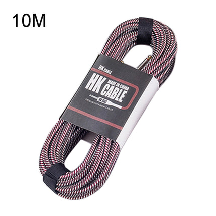 Wooden Guitar Bass Connection Cable Noise Reduction Audio Cable, Cable Length: 10m, Random Color Delivery-garmade.com