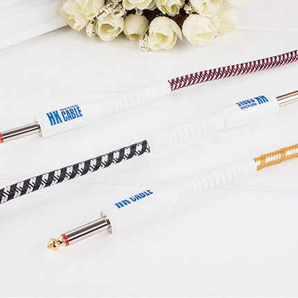 Wooden Guitar Bass Connection Cable Noise Reduction Audio Cable, Cable Length: 3m, Random Color Delivery-garmade.com