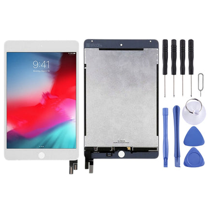 LCD Screen and Digitizer Full Assembly for iPad Mini 5 (2019) / A2124 / A2126 / A2133(White)-garmade.com