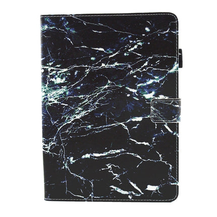 For iPad mini 4 / mini 3 / mini 2 / mini Universal Black Marble Pattern Horizontal Flip Leather Protective Case with Holder & Card Slots & Sleep-garmade.com