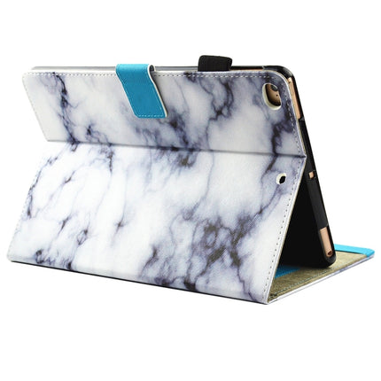 For iPad mini 4 / mini 3 / mini 2 / mini Universal Black and White Marble Pattern Horizontal Flip Leather Protective Case with Holder & Card Slots & Sleep-garmade.com