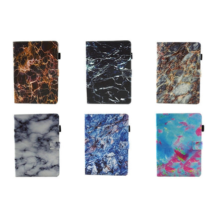 For iPad mini 4 / mini 3 / mini 2 / mini Universal Blue Marble Pattern Horizontal Flip Leather Protective Case with Holder & Card Slots & Sleep-garmade.com