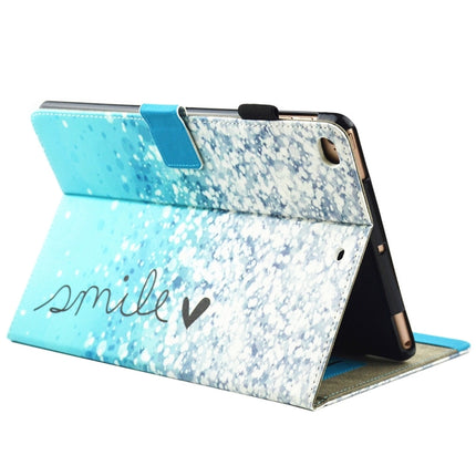 For iPad mini 4 / mini 3 / mini 2 / mini Universal Smile Pattern Horizontal Flip Leather Protective Case with Holder & Card Slots & Sleep-garmade.com