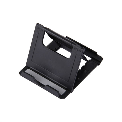 Universal Foldable Mini Phone Holder Stand, Size: 8.3 x 7.1 x 0.7 cm, For iPhone, Samsung, Huawei, Xiaomi, HTC and Other Smartphone, Tablets(Black)-garmade.com