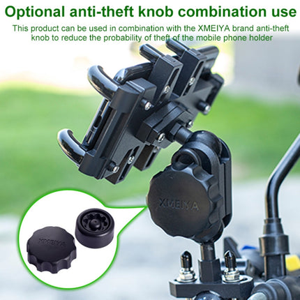 M10 Bolt Ball-Head Motorcycle Multi-function Eight-jaw Aluminum Phone Navigation Holder Bracket with Anti-theft Knobs-garmade.com