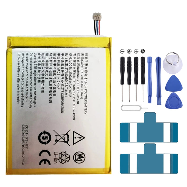2800mAh LI3820T43P3h715345 for ZTE Grand S Flex Li-Polymer Battery-garmade.com