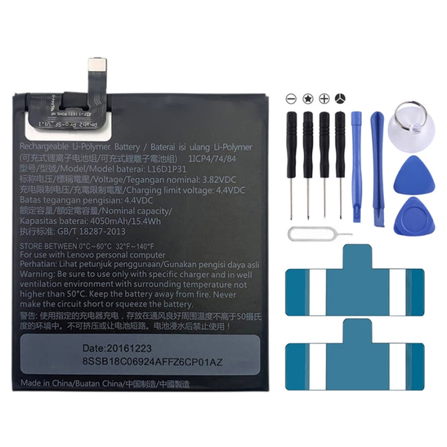 4050mAh L16D1P3 for Lenovo Phab2 Pro1 Li-Polymer Battery-garmade.com