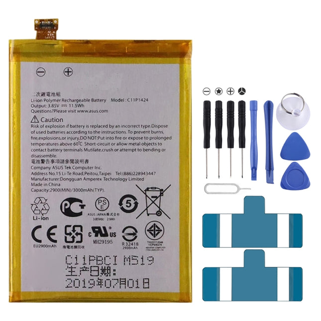 3000mAh C11P1424 Li-Polymer Battery for Asus Zenfone 2 ZE551ML ZE550ML-garmade.com